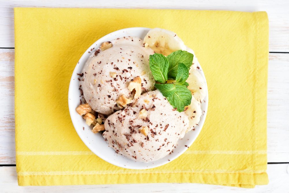 Przepis na Bananowe lody jogurtowe