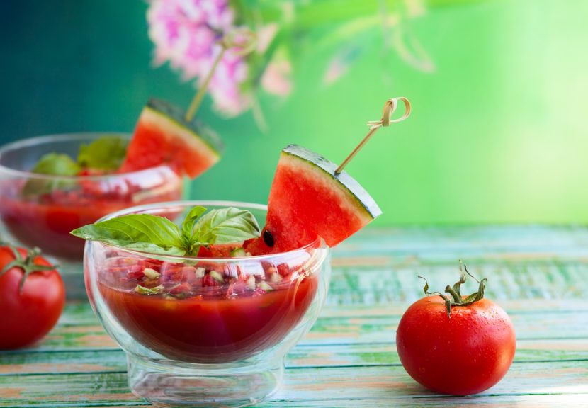 Przepis na Gazpacho pomidorowo-arbuzowe
