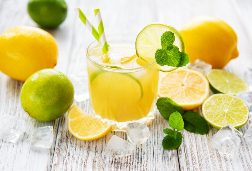Przepis na Lemoniada cytrynowa lub limonkowa