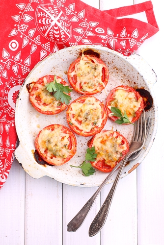 Przepis na Pieczone pomidory z oregano
