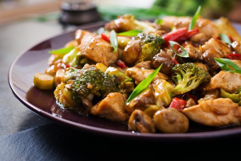 Przepis na Stir fry z kurczaka i brokuła